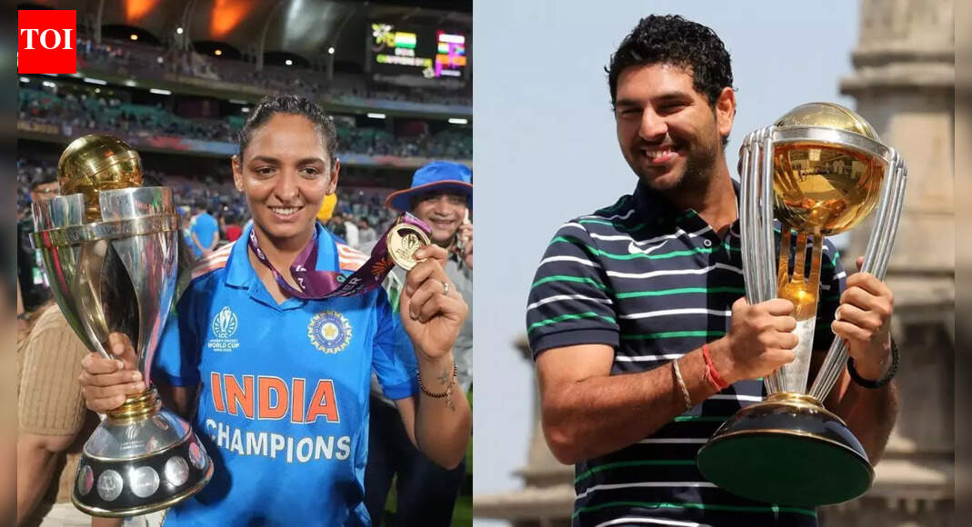 Two stands to be named after World Cup winners Harmanpreet Kaur and Yuvraj Singh