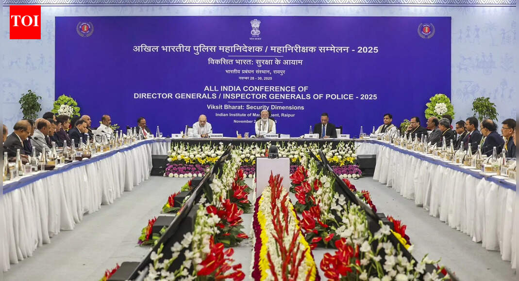 Prime Minister Modi chairs DGP–IGP conference in Raipur, calls it great forum to share innovations in India's security system