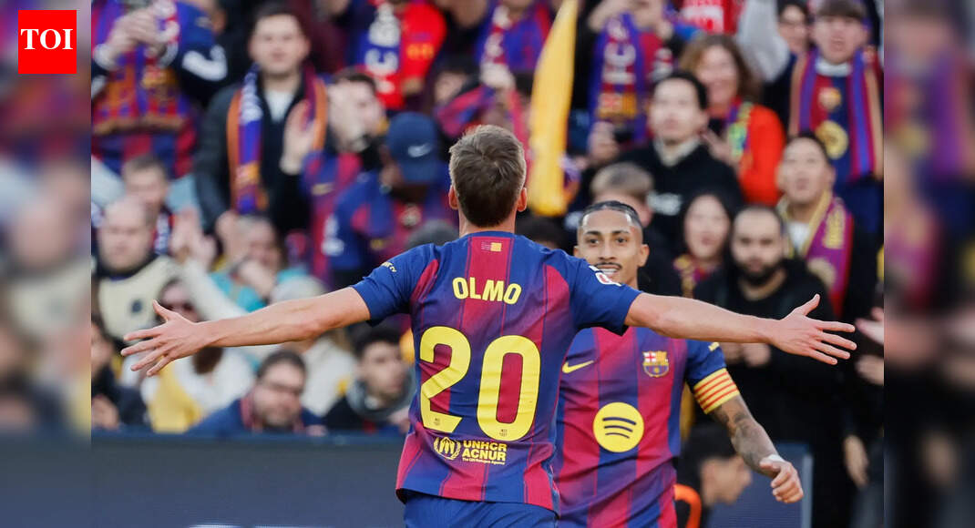 La Liga: Olmo scores brace as Barcelona pick up 3-1 victory over Alaves