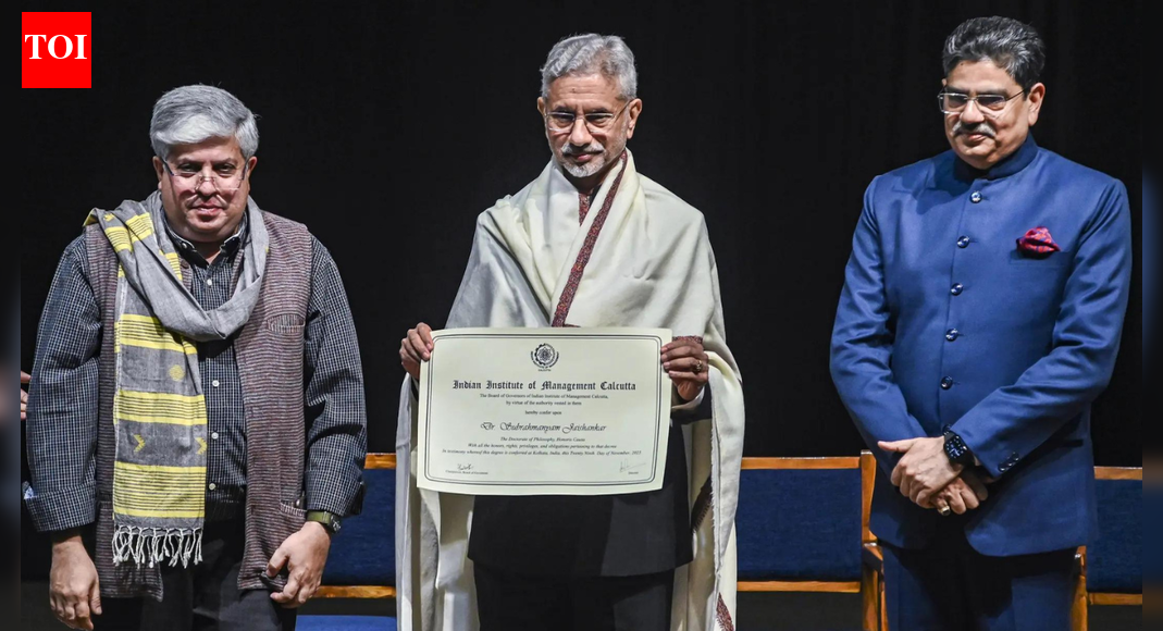 ‘Politics now trumps economics’ :Jaishankar on shifting world order; calls for resilient supply lines