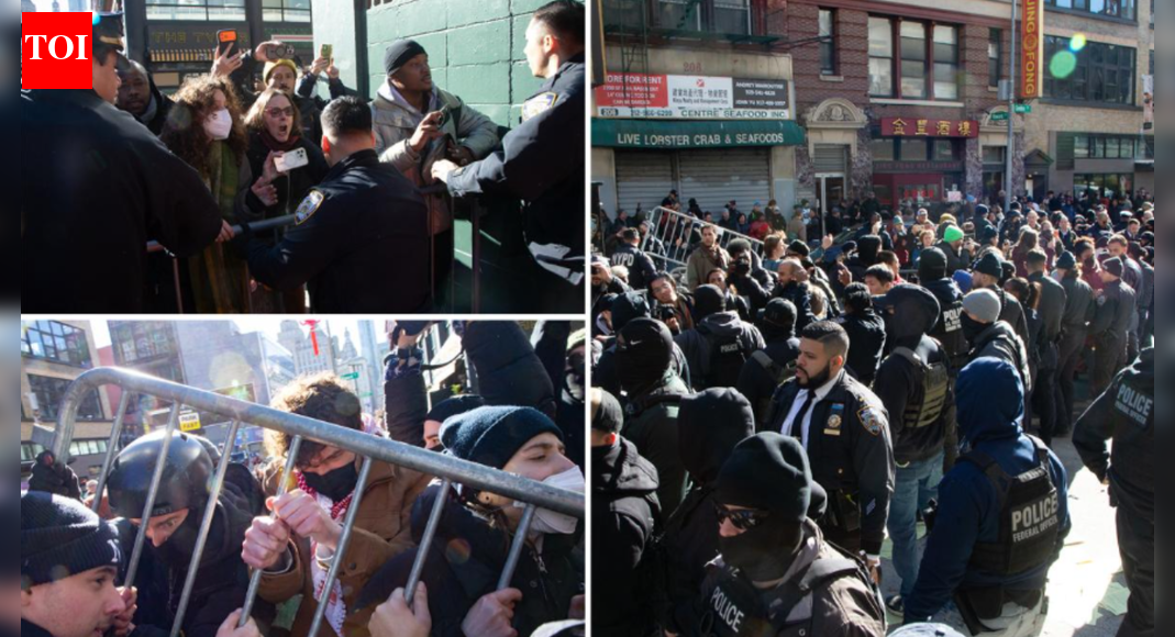 ‘ICE out of New York’: Protesters clash with NYPD in dramatic Manhattan standoff; several arrested