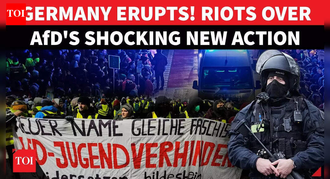 Germany In TURMOIL: Heavy Clashes, Riots, Mass Protests Against Far ...