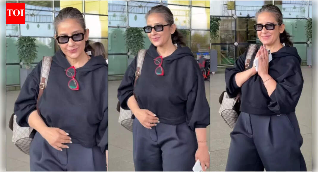 <div>Manisha Koirala wins hearts with natural silver look: 'Grace'</div>
