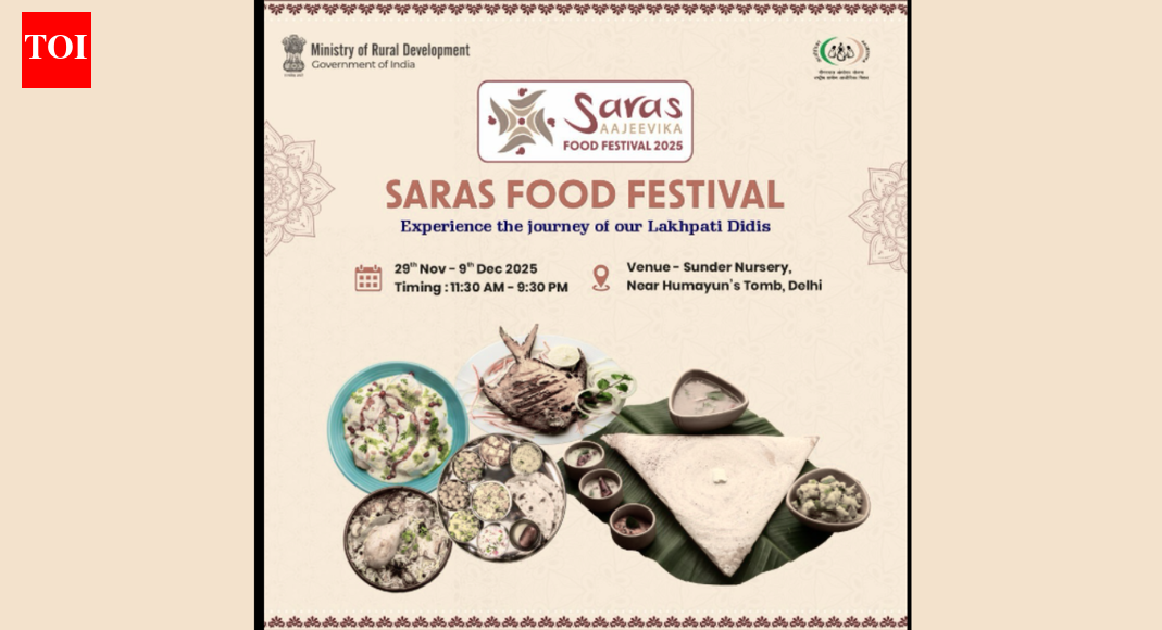 Delhi weekend pick: SARAS Food Festival lights up Sunder Nursery with flavours from 25+ states