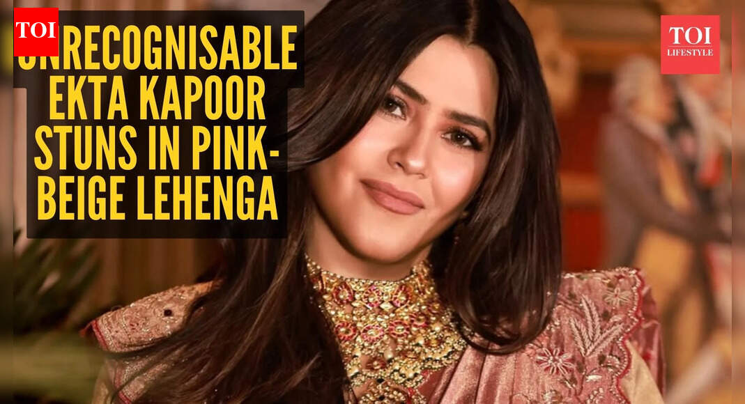 इस दिलकश लहंगे में एकता कपूर को आप पहचान नहीं पाएंगे