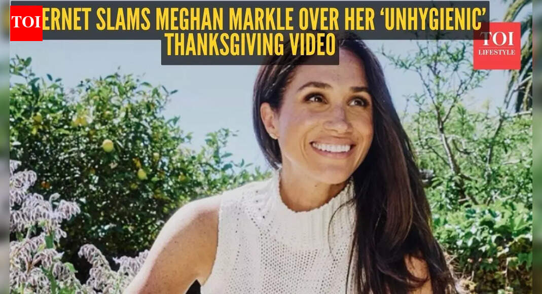 'Salmonella Sussex': Internet slams Meghan Markle over her Thanksgiving video