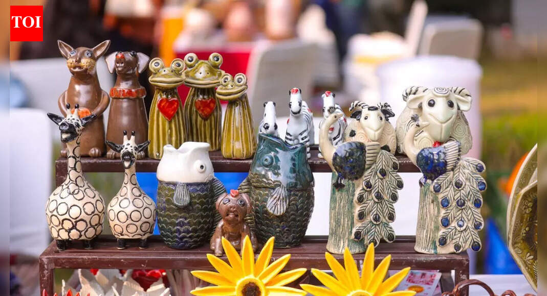 Whimsical figurines, bold ceramics at annual fest