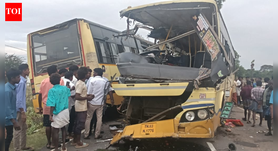 Tamil Nadu: Two buses collide head-on; at least 7 dead