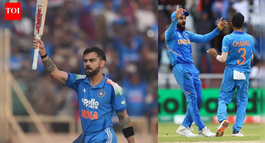As Kohli surpasses Sachin, Chahal quips: 'Mujhse 52 centuries jyada'