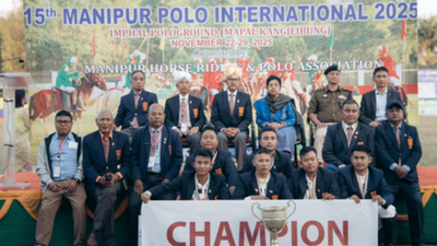 Sangai Festival 2025: India B (Manipur) beats Colombia 8-5 to win the 15th Manipur Polo International Tournament