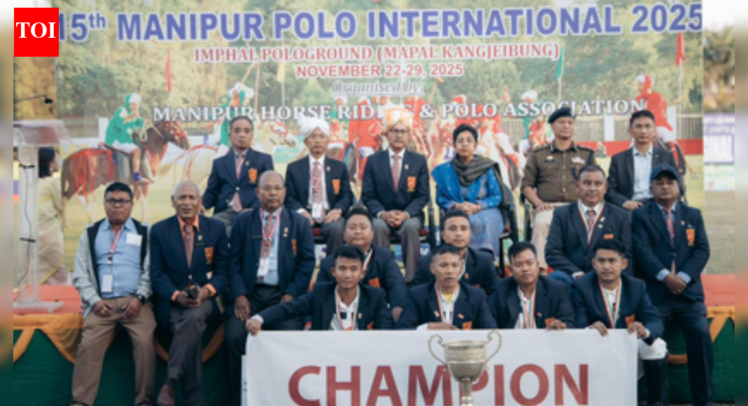 Sangai Festival 2025: India B (Manipur) beats Colombia 8-5 to win the 15th Manipur Polo International Tournament