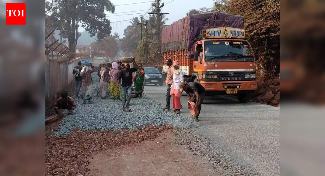 Bethora road work begins after protest