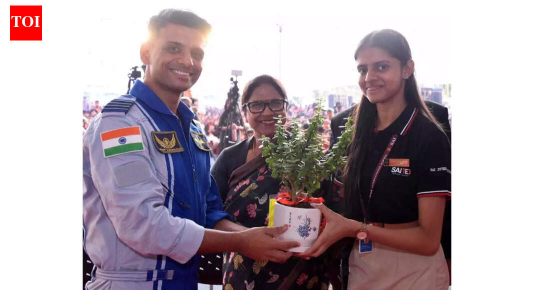Group Captain Shubhanshu Shukla inspires students with insights from space mission in Bhubaneswar