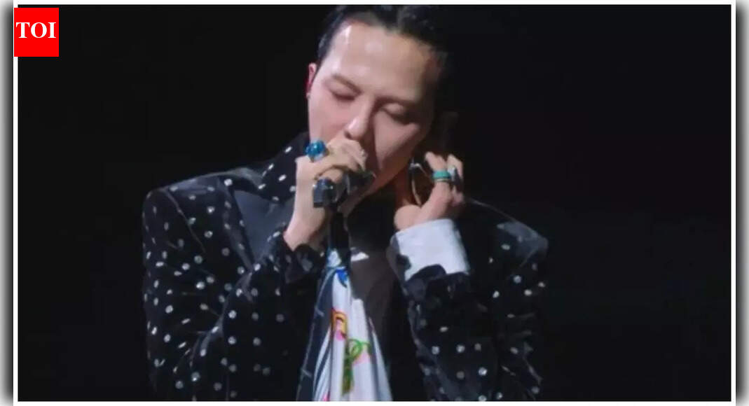 G-Dragon wins four awards then tanks performance with scratchy vocals