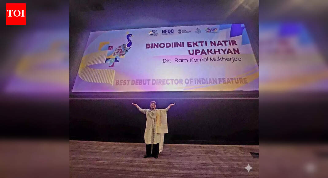 Ram Kamal Mukherjee receives warm applause at IFFI 2025 for Binodiini Ekti Natir Upakhyan