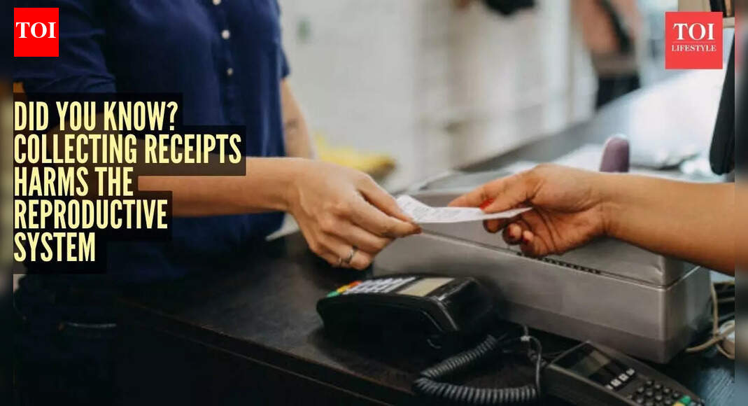 How collecting shopping receipts shockingly harms your reproductive system