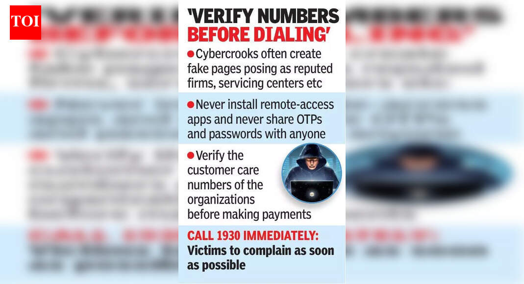 Fake customer care numbers cost Vizag residents Rs 32 Lakh | Vijayawada ...