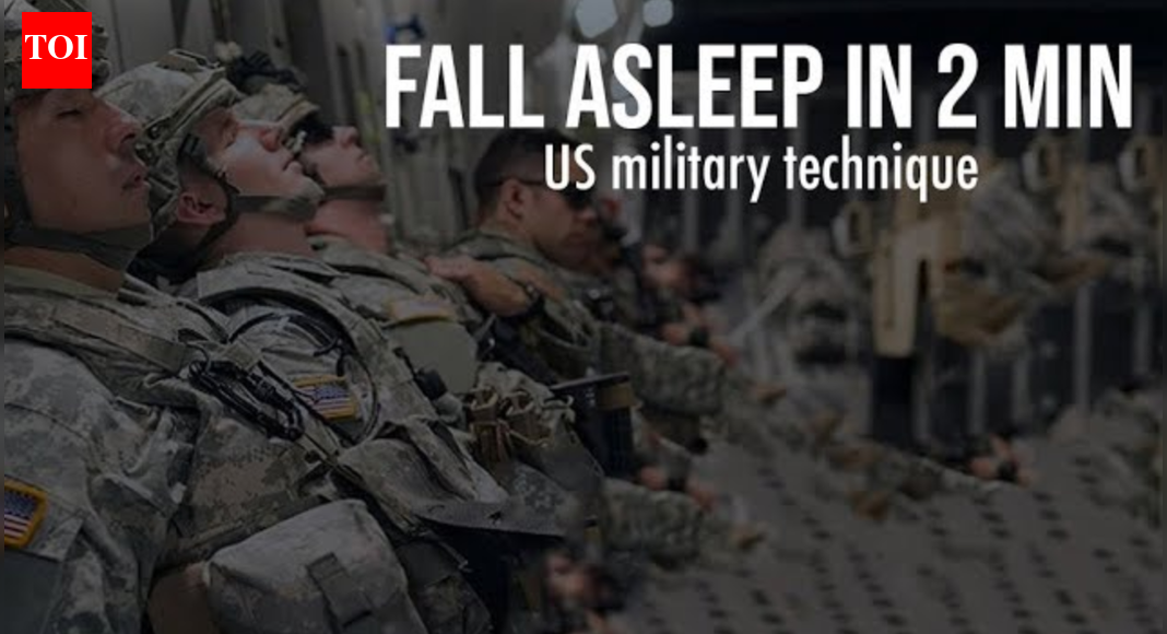 The viral ‘military sleep method’ promises sleep in 120 seconds, but does it actually work? | – The Times of India