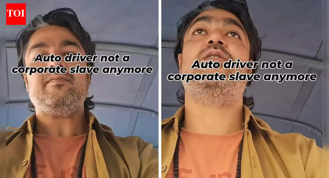 “This is for people who think life is about to end…” Bengaluru man quits corporate job, becomes auto driver, and his message touches the internet