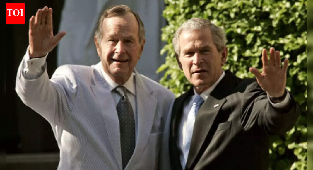 America's father-son presidents, and what are they doing now