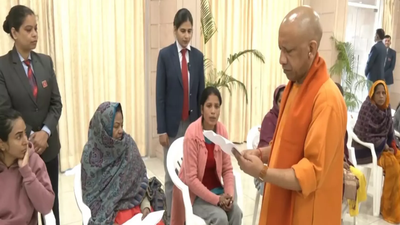 UP CM Yogi Adityanath addresses public grievances, concerns during 'Janta Darshan' in Lucknow