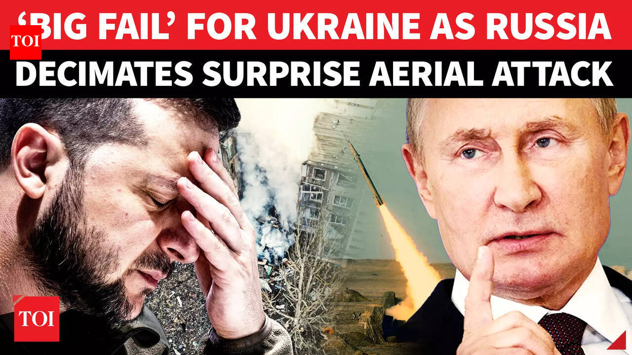 Putin Men Shatter Zelensky's Drone Gamble; 230 Ukrainian UAVs Burn Like ...