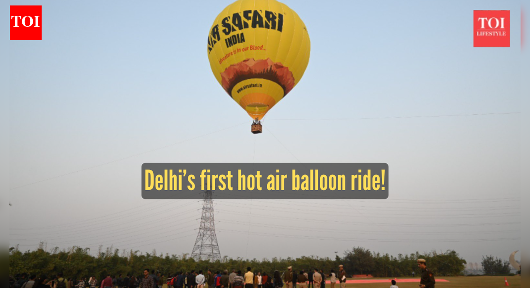 Ever imagined a hot air balloon ride over Delhi? The city just got it—here’s the first look