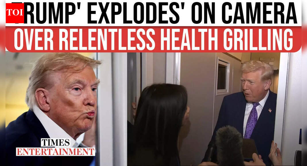 Trump ERUPTS As Reporters Demand Readability Of His MRI Thriller Particulars | WATCH