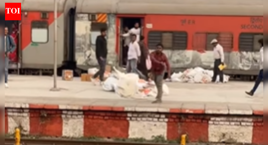 ‘Waah India Post!’ Video of parcels being thrown on railway tracks in UP sparks outrage