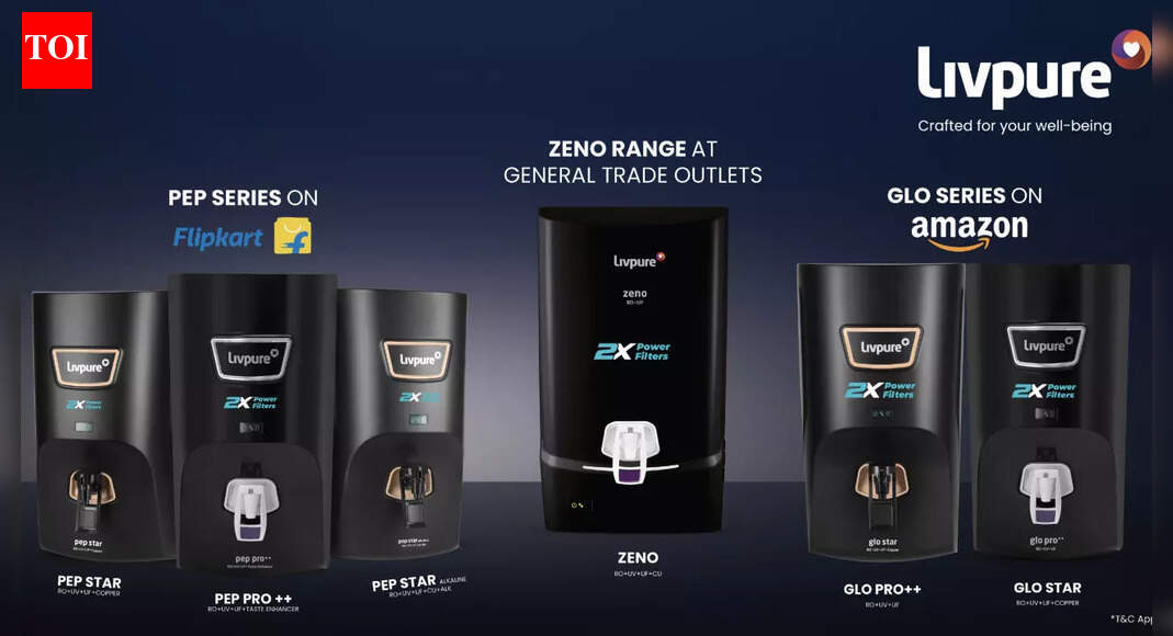 Livpure launches new range of water purifiers with power filters that can run for 2 years