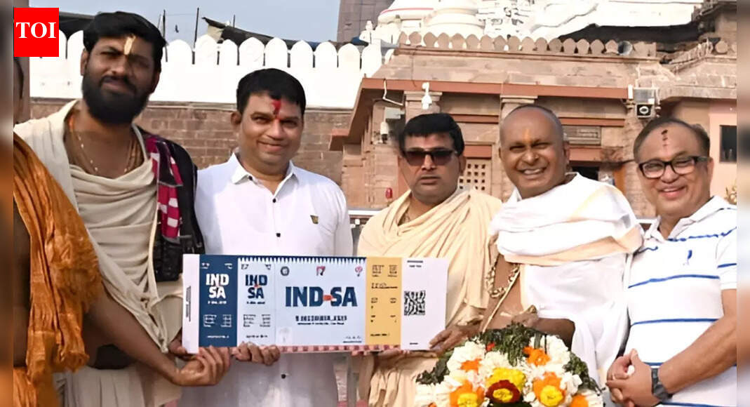 Ticket to the Lord: OCA's first pass for Cuttack T20 lands at Jagannath Temple; seeks blessings
