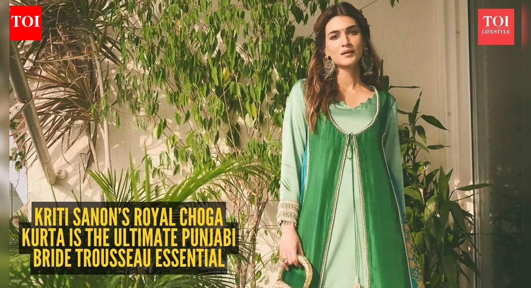 Kriti Sanon’s traditional Choga kurta is every Punjabi bride’s dream pick for her bridal trousseau