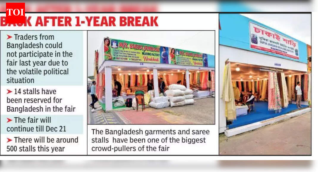 Bangladesh traders return to Bidhannagar Mela, hope for better business this year