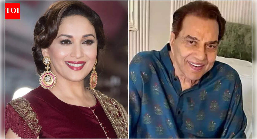 <div>Madhuri remembers Dharmendra: 'He's always been gracious'</div>