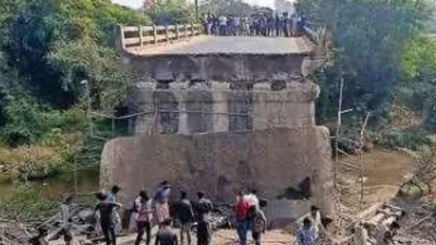 Madhya Pradesh bridge collapse: 1 killed, 3 injured as scooter, motorcycle plunge; officials suspended