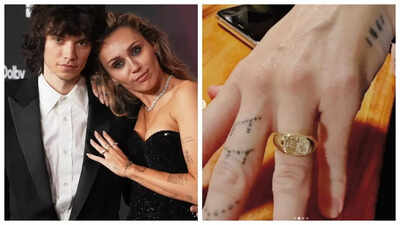 Miley Cyrus ENGAGED to Maxx Morando; shows off HUGE diamond ring at 'Avatar: Fire and Ash' premiere - PICS INSIDE