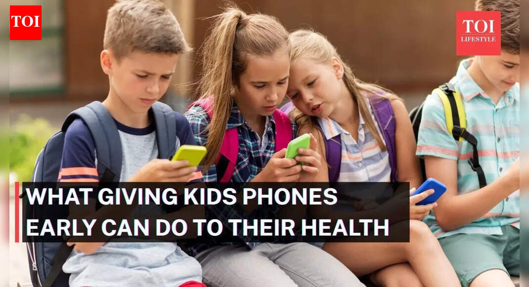 Kids who get smartphones early face higher health risks