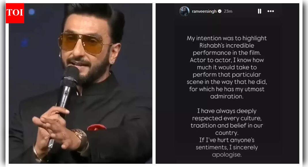 <div>Ranveer Singh: 'If I've hurt anyone's sentiments, I sincerely apologise'</div>