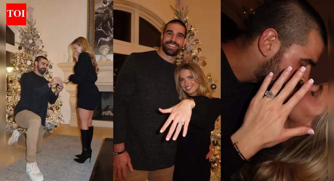 Baltimore Ravens TE Mark Andrews gets engaged to girlfriend Elena Yates but fans still troll him over Lamar Jackson drop