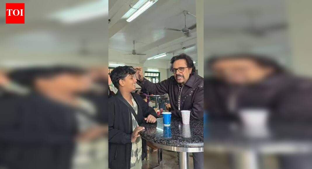 Bickram Ghosh and his son spotted on Children's Day