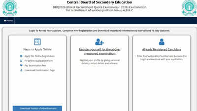 CBSE recruitment 2025-26: Notification released for 124 Group A, B, C posts; apply here