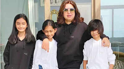 Farah Khan was advised to reduce one baby when she concieved triplets via IVF: 'The doctor said it was risky'