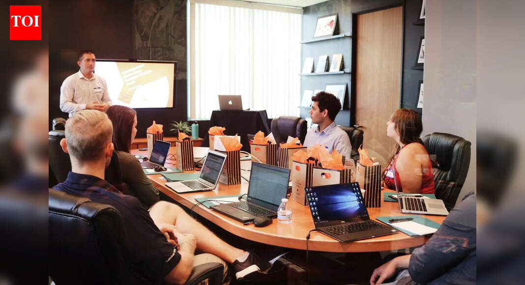 Harvard says professionals can sound more confident in meetings by using these 7 phrases