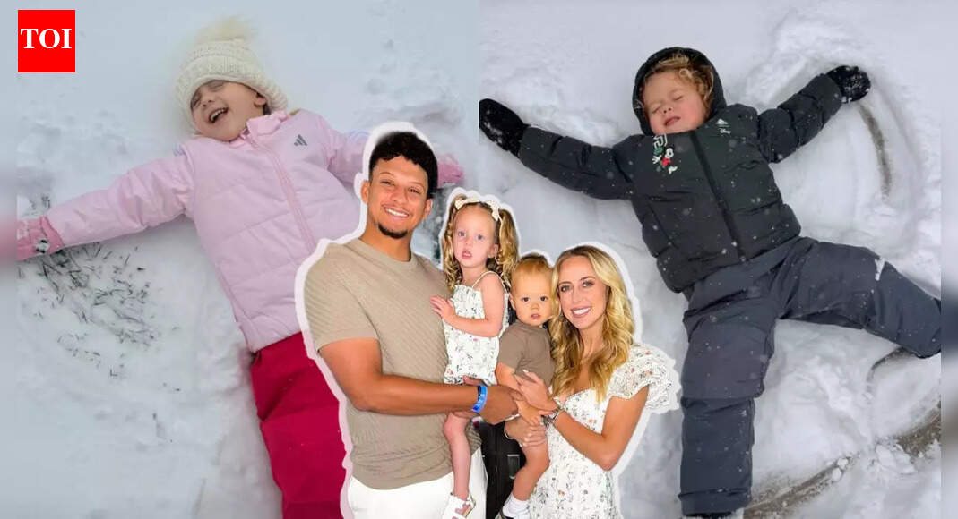 Patrick and Brittany Mahomes’ adorable winter update of Sterling and Bronze sends fans into a cuteness overload