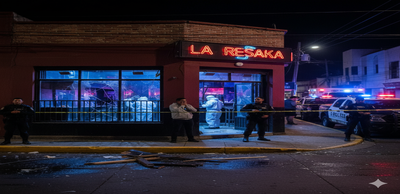 Siete muertos y cinco heridos graves en un ataque armado dentro de un bar en el centro de México