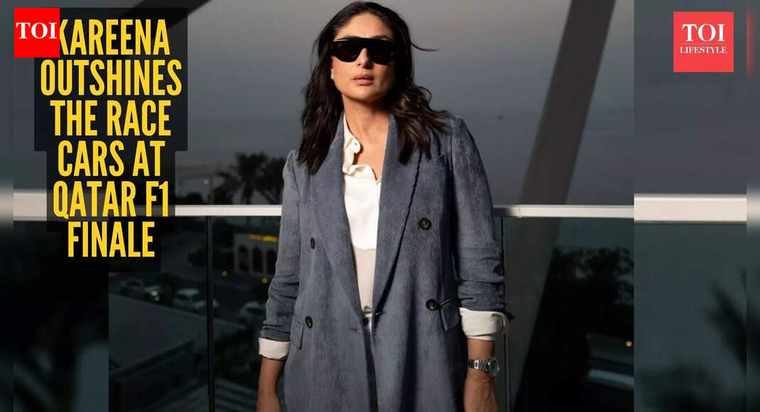 Kareena Kapoor Khan turns Qatar F1 into her fashion playground
