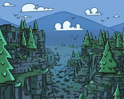 ஒளியியல் மாயை: எல்லோரும் மரங்களைப் பார்க்க முடியும், ஆனால் மறைந்திருக்கும் புகைப்படக்காரரை 7 வினாடிகளில் கண்டுபிடிக்க முடியுமா?