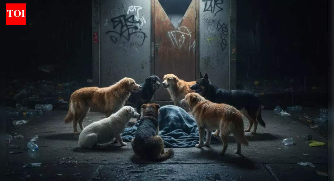 ‘Did what humans didn’t’: Abandoned newborn survives night guarded by stray dogs