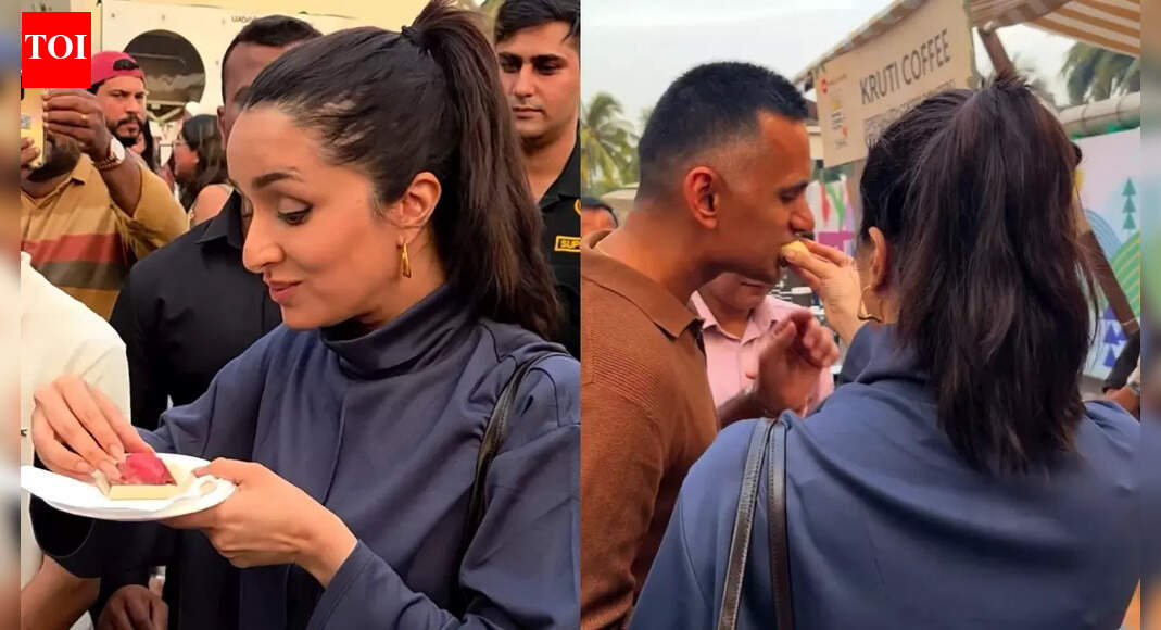 Shraddha shares a Mochi with alleged beau Rahul - Watch