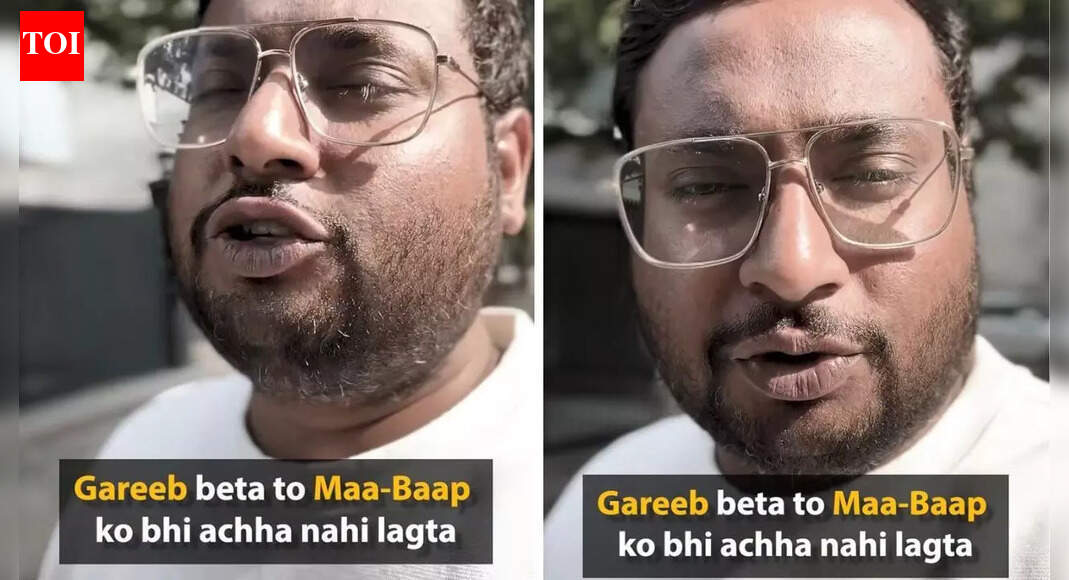 ‘Gareeb beta toh maa-baap ko bhi achha nahi lagta’: Man’s heartbreaking video on family behaviour after quitting job goes viral